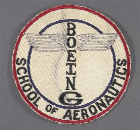 Insignia, Boeing School of Aeronautics | National Air and Space Museum