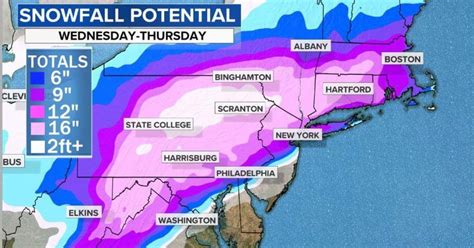 Biggest Snowstorm In Years Targets Northeast Cbs News Rnewyorkcity