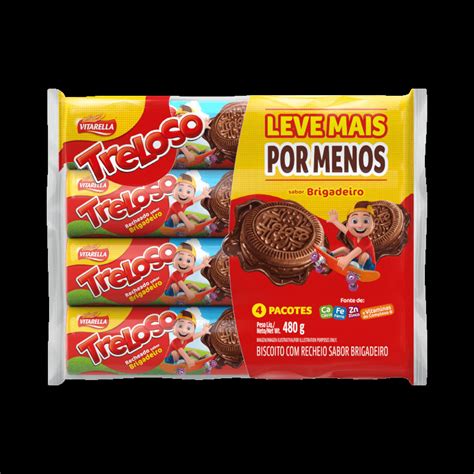 Treloso Recheado Sabor Brigadeiro Vitarella Tem Diferen A Tem Sabor