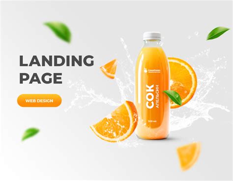 LANDING / Натуральные соки :: Behance