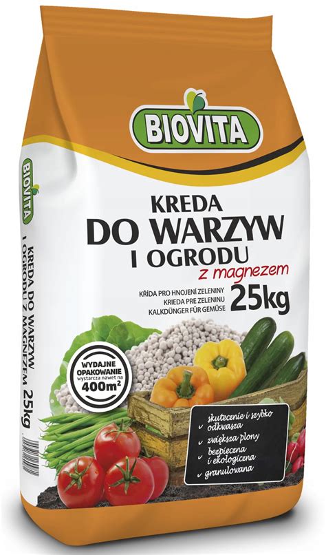 Kreda Granulowana Ogrodnicza 25kg Biovita 5907813161018 Cena