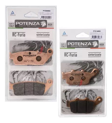 Kit Pastilha Potenza Sint Diant Tras Nc X Nc X Rc