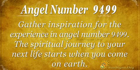 Angel Number 9499 Meaning: The Life Hereafter - SunSigns.Org