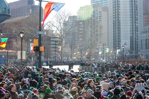 Photos Scenes From The Eagles Championship Parade Phillyvoice