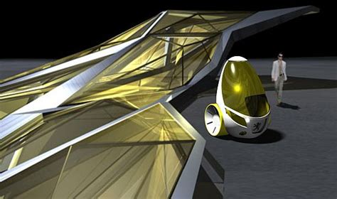 Two wheeler egg-shaped car for a green future - Designbuzz