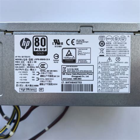 500w Power Supply For Hp Psu Envy 795 0003ur Desktop L05757 800 901759 013 Us Ebay