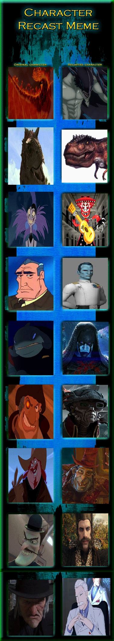 Post-Renaissance Disney Villains recast by tindy2 on DeviantArt