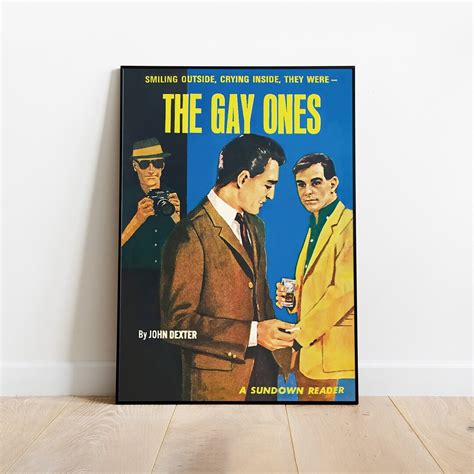 Gay Pulp Poster Gay Pulp Cover Art Gay Print Vintage Poster Gay Wall Art LGBTQ Art