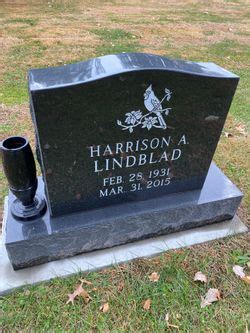 Harrison Adolph Lindblad 1931 2015 Mémorial Find a Grave