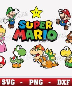 Super Mario Bros Svg Cut Files Designs For Cricut Don Svg Gamer