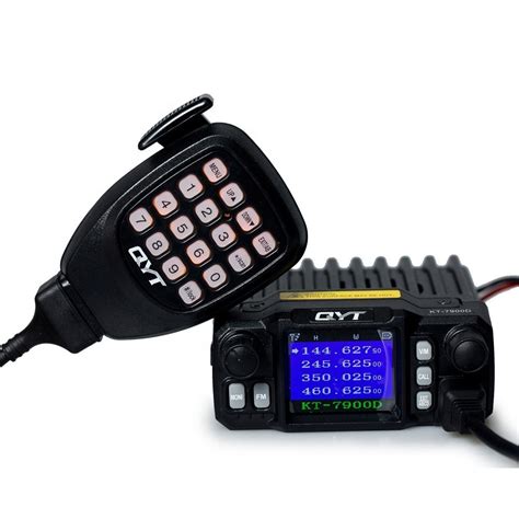 QYT Walkie Talkie Transceiver KT 7900D Quad Band Ham Radio 25w Mini