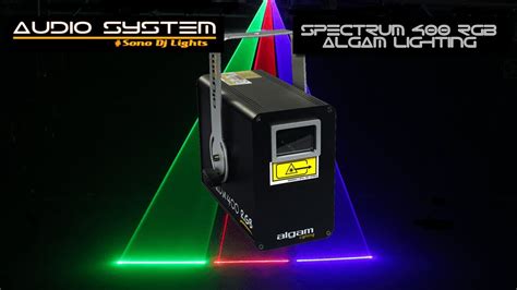 Laser SPECTRUM 400 RGB ALGAM LIGHTING YouTube