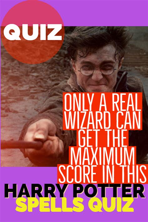 Harry Potter Spells Quiz: Only A Real Wizard Can Solve It! | Harry ...