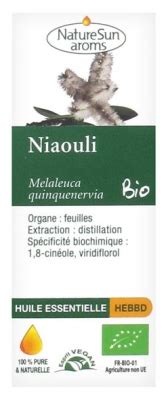 NatureSun Aroms Huile Essentielle Niaouli Melaleuca Quinquenervia Bio