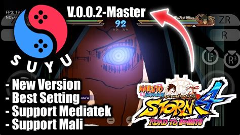 Update Lagi Setting Naruto Strom Terbaru Yuzu Emulator Suyu