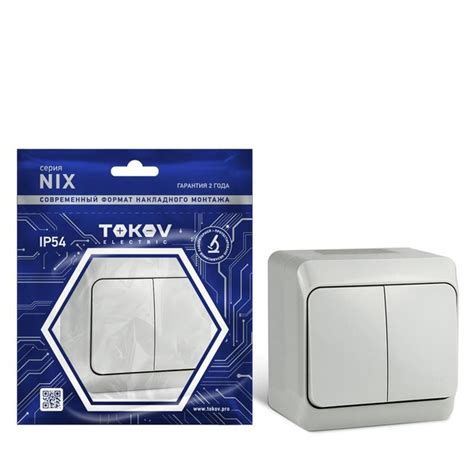 Выключатель TOKOV ELECTRIC, клавиш 2 шт- купить с доставкой по выгодным ...