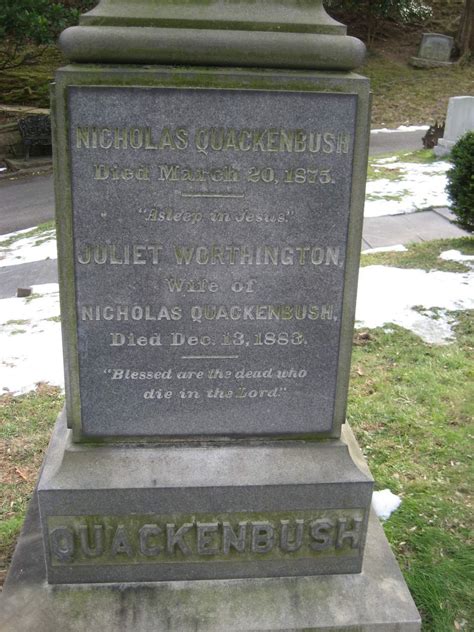 Juliet A Worthington Quackenbush 1820 1883 Find A Grave Memorial