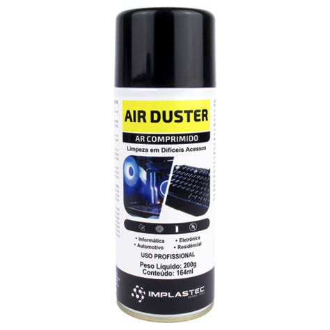 Ar Comprimido Air Duster 200g 164ml Não Inflamável PAAC020012