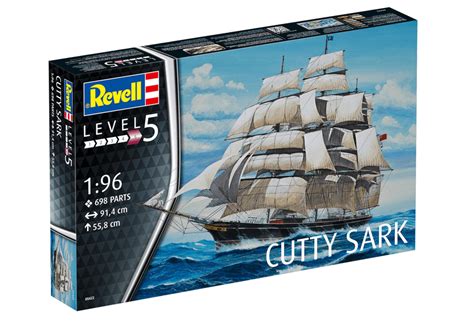 196 Scale Revell Cutty Sark Model Kit Kent Models