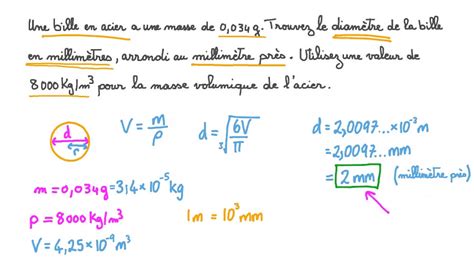 Découvrir 114 imagen formule volume sphere avec diametre fr