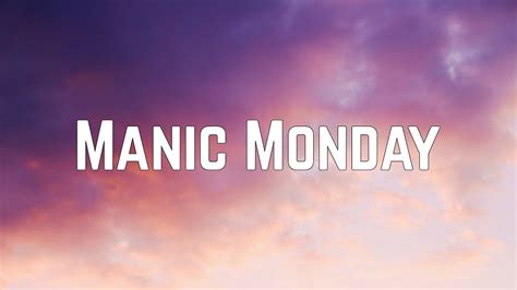 The Bangles Manic Monday Lyrics Youtube