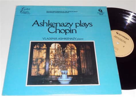 VLADIMIR ASHKENAZY PLAYS CHOPIN NM Piano Quintessence PMC 7223 Album