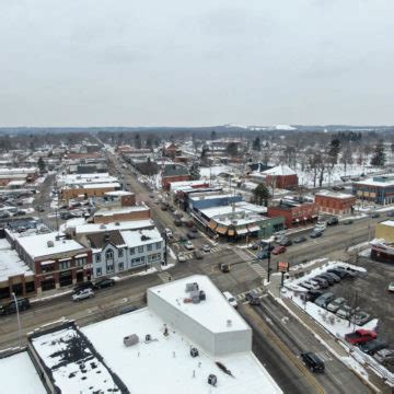 Winter In The City Of Brighton, Michigan - Fox Video and Photography