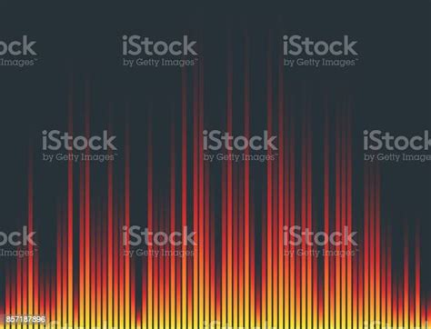 Vektor Musik Digital Equalizer Gelombang Audio Desain Template Sinyal