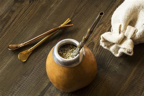 Yerba Mate Traditional South American Drink Stock Image Image Of