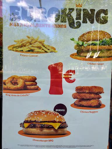 Restaurante Burger King Paseo Del Prado En Madrid