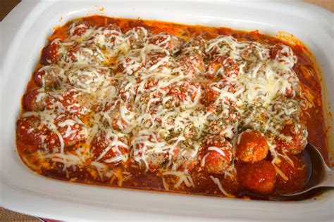 Slow Cooker Meatball Casserole - Who Needs A Cape?