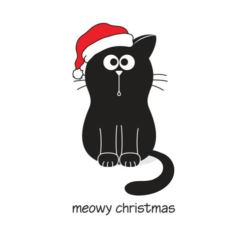 Santa Cat Illustrations Royalty Free Vector Graphics And Clip Art Istock