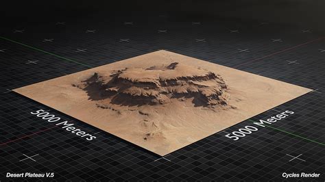 3D Desert Plateaus - TurboSquid 2112182