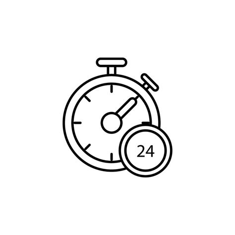 Stopwatch Vector Icon Illustration 23040682 Vector Art At Vecteezy