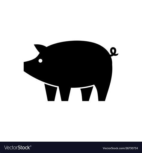 Pig logo Royalty Free Vector Image - VectorStock