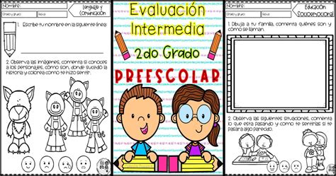 Segundo Grado Preescolar EvaluaciÓn Intermedia Imagenes Educativas