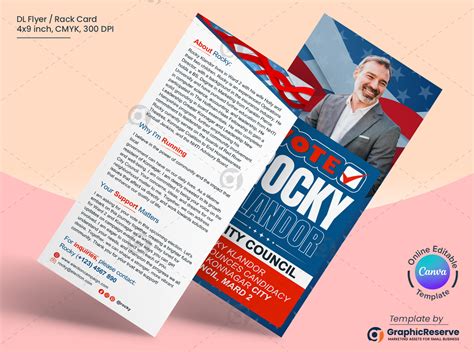 Election Day Political Marketing Material Bundle Canva Template