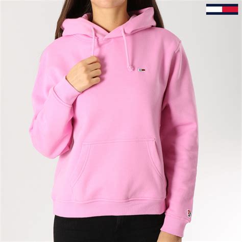 Tommy Hilfiger Sweat Capuche Femme Classics 4530 Rose