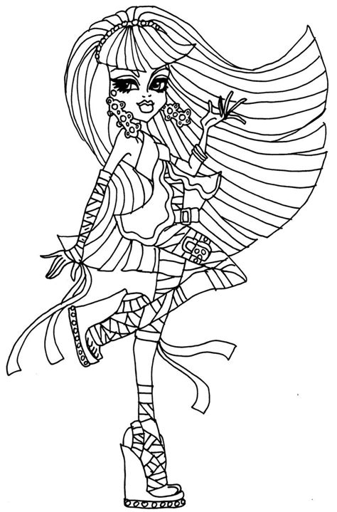 154 Dessins De Coloriage Monster High à Imprimer Sur