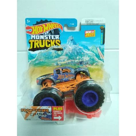 Hot Wheels Monster Trucks Ford Raptor F150 2017 Raptor HCP43 0910 Shopee Malaysia