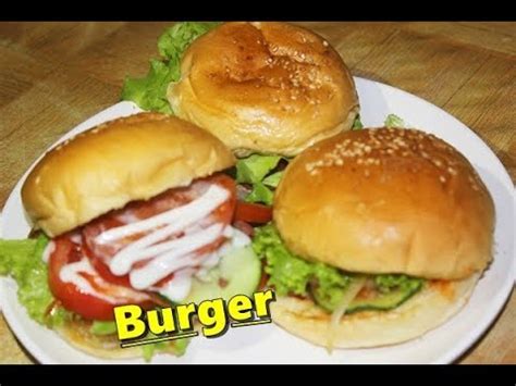 Resep Membuat Burger Sendiri Enak Dan Mudah Youtube