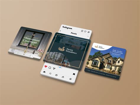 RCD Creative Project - Swan Windows Social Media