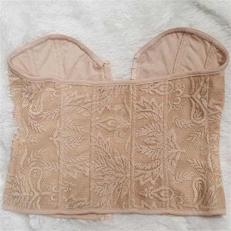 Tops Fantasy Nude Lace Corset Nwot Poshmark