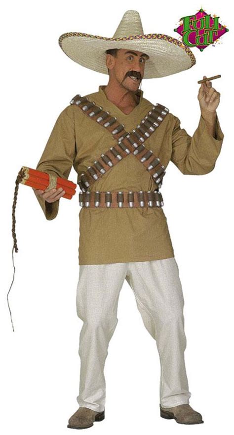 Adult Full Cut Xl Mexican Bandit Costume By Widmann 3174m Karnival Costumes