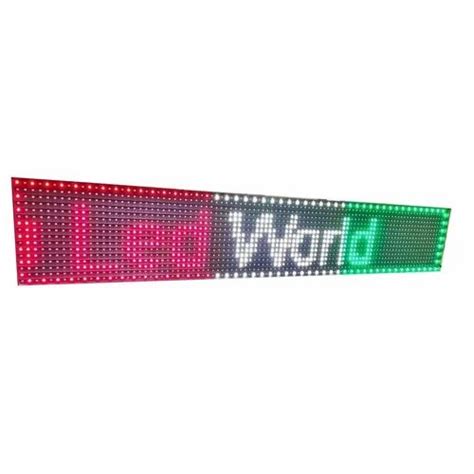 LED Display Sign Board, Letter Material: Acrylic, Size: 16x12x13 mm ...