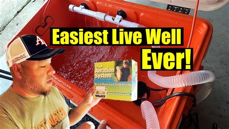 Easiest Live Well Build Ever How To Diy Build A Live Well For Fish Or