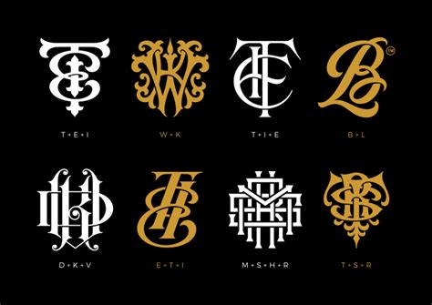 Design initial monogram logo design by Okadarmawan | Fiverr