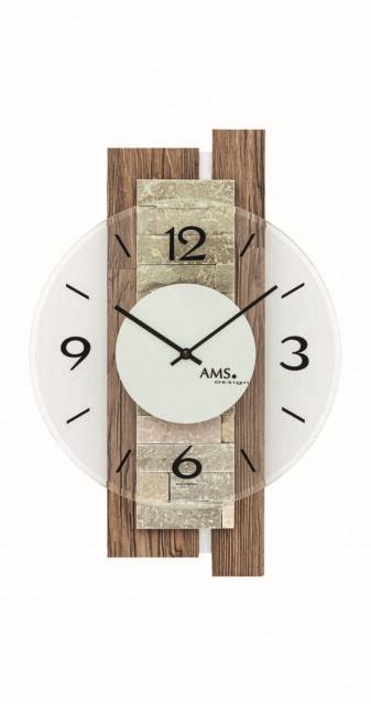 Modern Wall Clock With Quartz Movement From Ams Am W For Sale