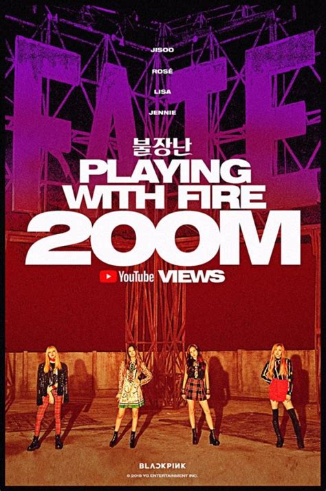 Blackpinks “playing With Fire” Becomes Their 3rd Mv To Hit 200 Million