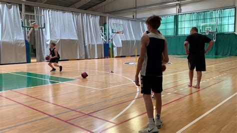 Samuel Pernyér 2004 in skills training with Zalgiris in Kaunas June